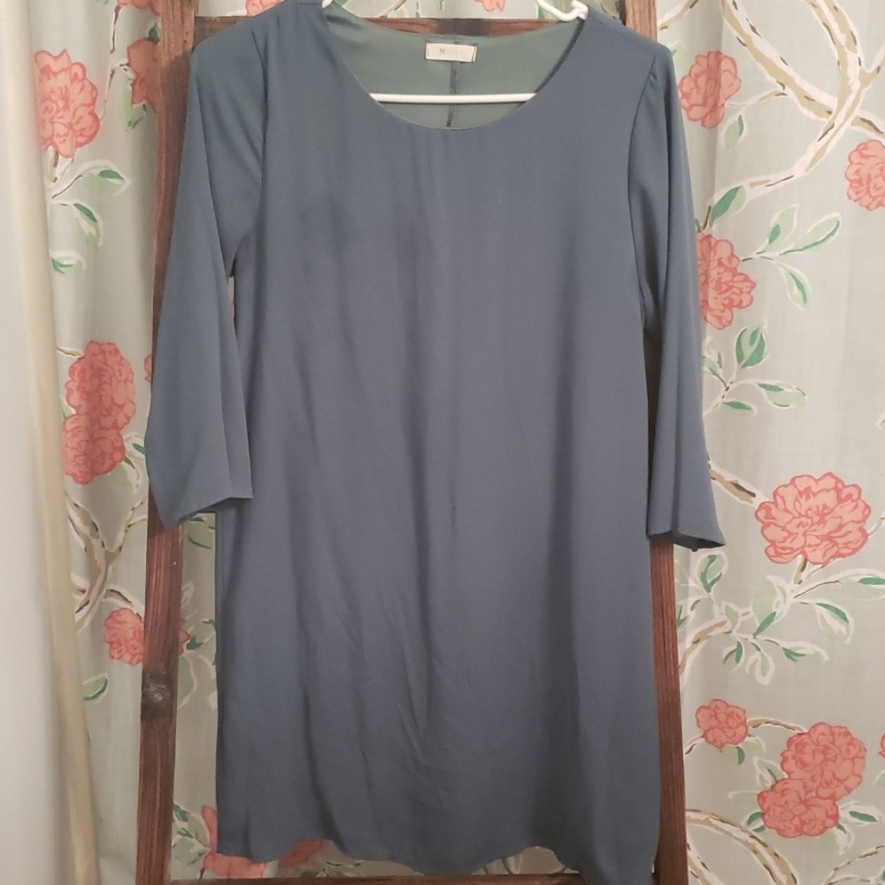 Olive Long sleeve dress